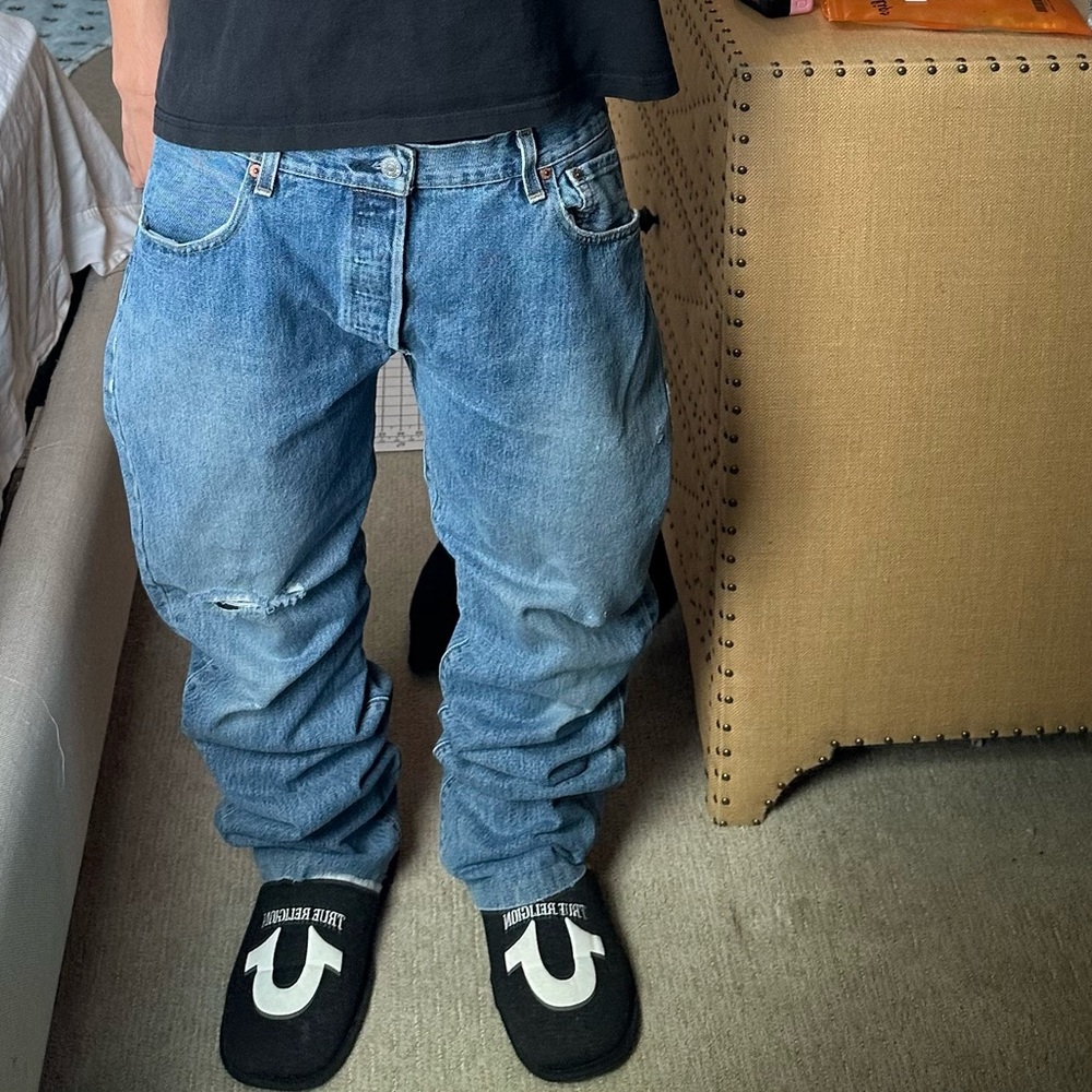 Levi 501 Blue Denim Jeans